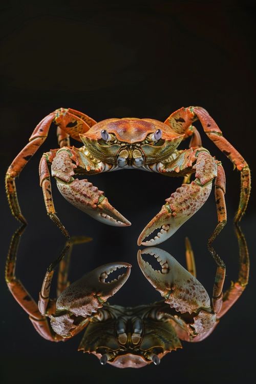 海鮮水產(chǎn)市場(chǎng)淡水兩棲螃蟹 攝影圖 下載至來源處